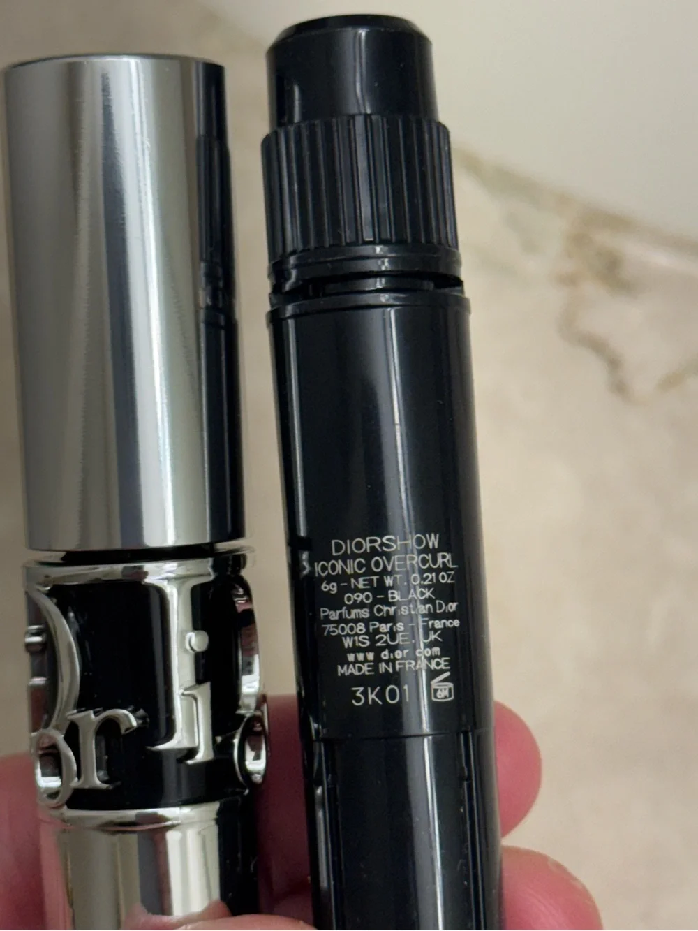 NWOT Dior Iconic Overcurl Refillable Mascara w/ Refill (Full Size, 090 Black)
